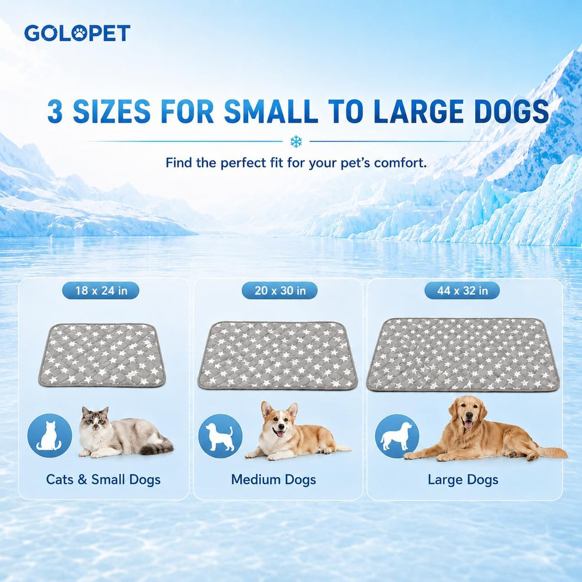 Dog Cooling Mat 18X24In